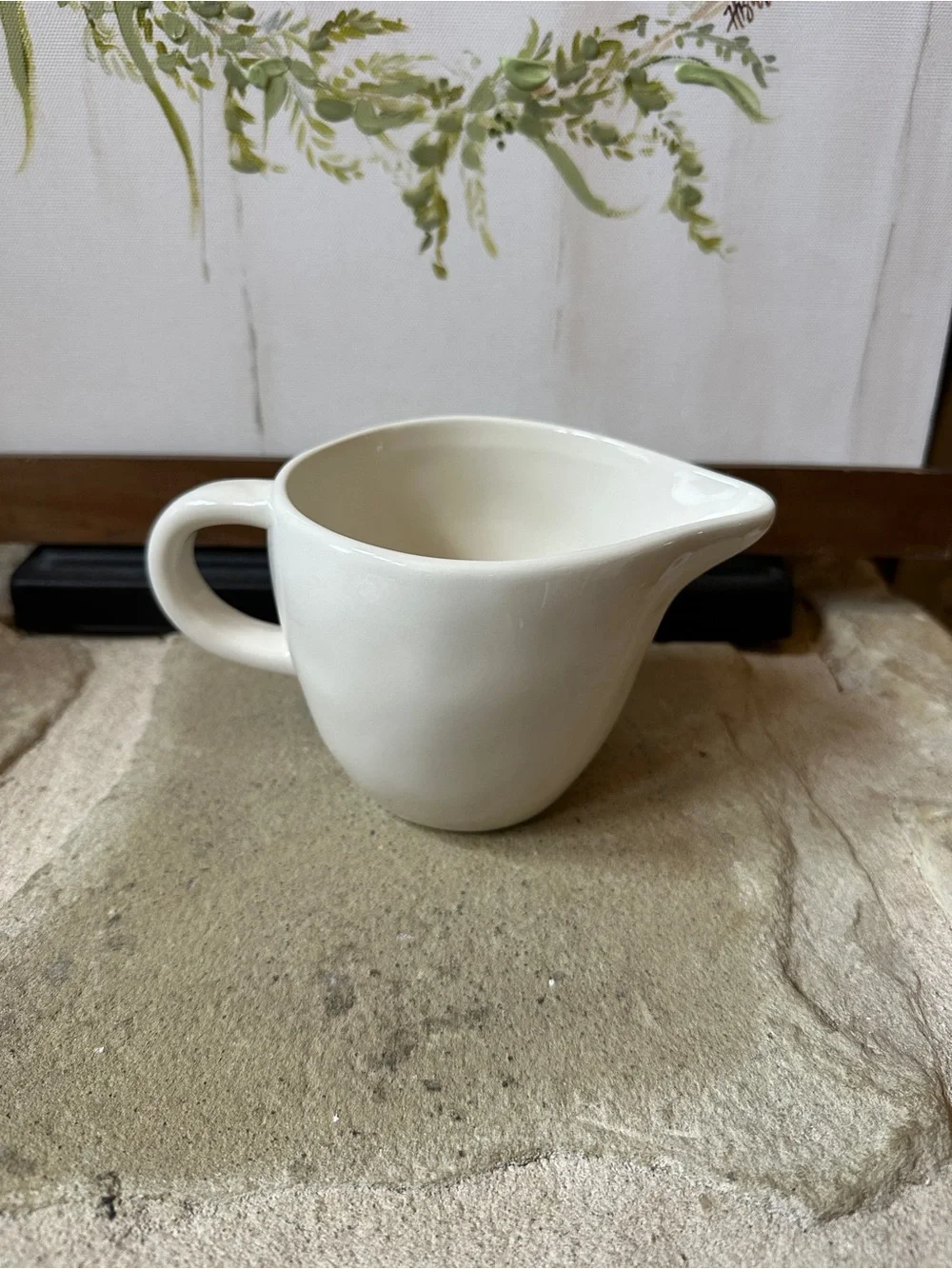 Rae Dunn Cream Creamer Cup Dish Artisan Collection by Magenta Perfect